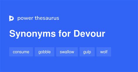 synonyms for devourer.